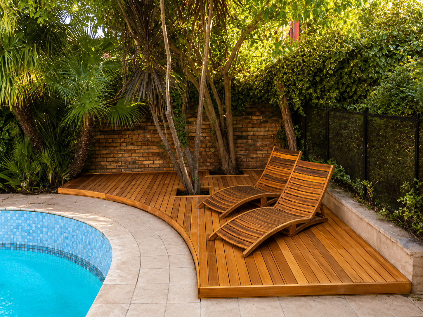 Custom deck completed by Cutting Edge Carpenters