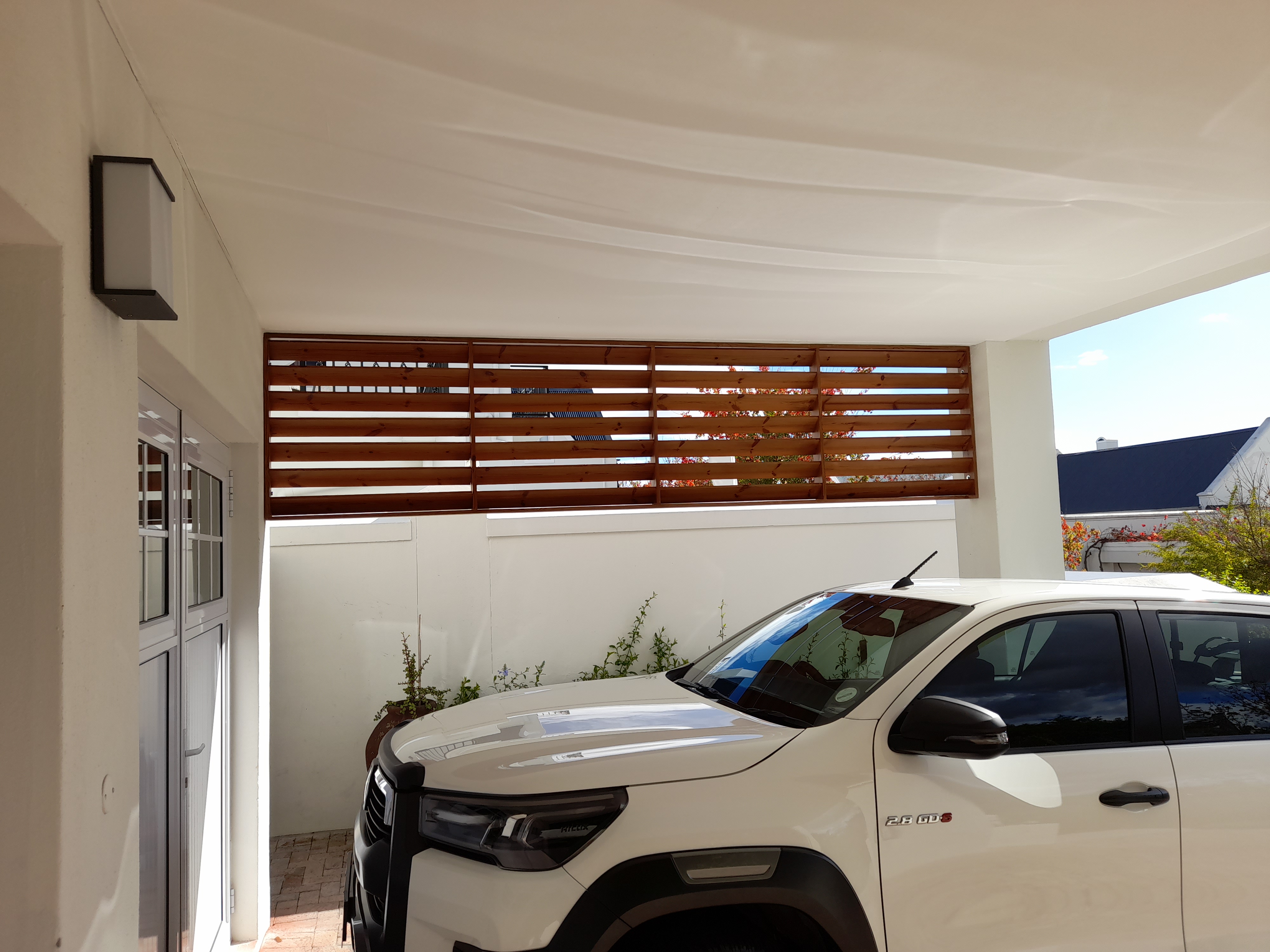 Timber Privacy Screen by Cutting Edge Carpenters